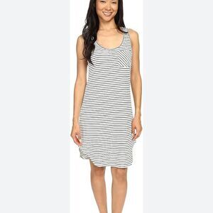 Kavu Lenora Black White Stripes Pocket Dress Women’s Small